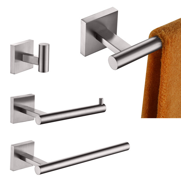 KOKOSIRI 4 Piece Bathroom Hardware Set 4 Piece Bathroom Hardware Set